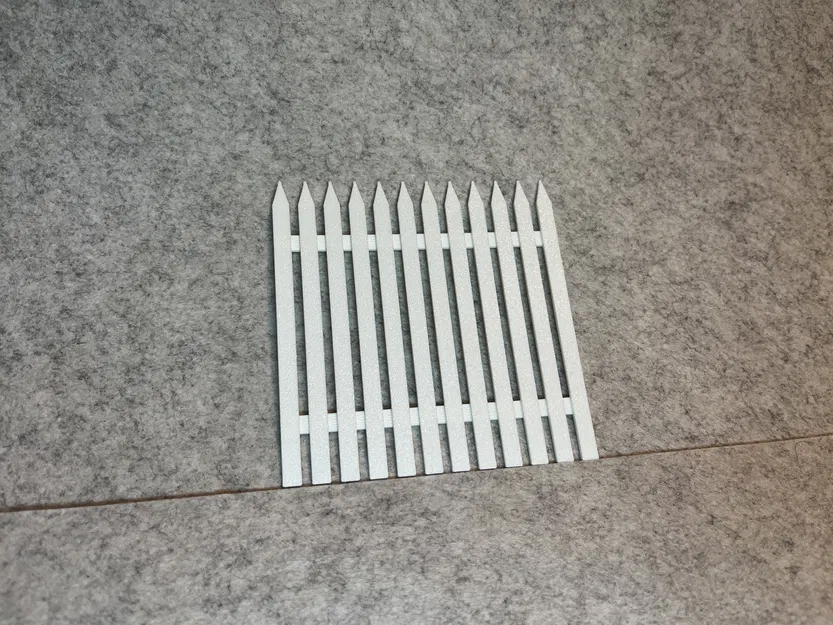 Mẫu hàng rào mini 1:18 cho nhà búp bê - File in 3D cực xinh - Image 4