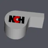 Mô hình còi nhựa NCH in 3D: Thiết kế nhỏ gọn, dễ in tại nhà - Image 1