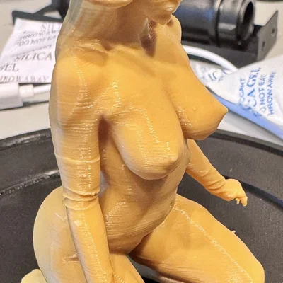 Tượng Nữ Quỷ Có Sừng (Horned Demoness Sculpture)