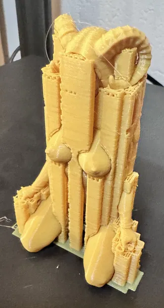 Tượng Nữ Quỷ Có Sừng (Horned Demoness Sculpture) - Image 7