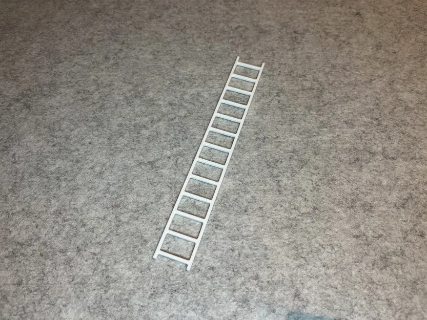 Thang mini cho mô hình nhà búp bê tỉ lệ 1:18 - Phụ kiện 3D siêu nét - Image 1