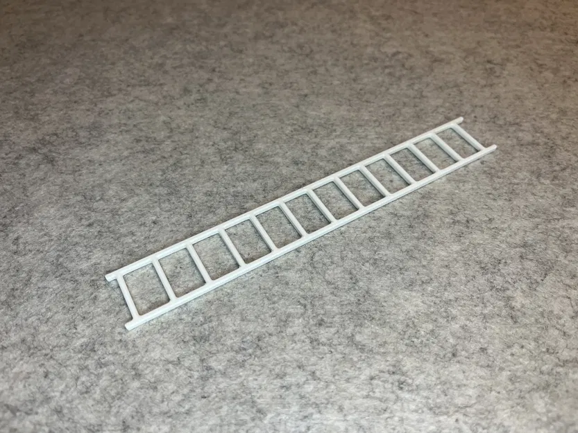 Thang mini cho mô hình nhà búp bê tỉ lệ 1:18 - Phụ kiện 3D siêu nét - Image 2