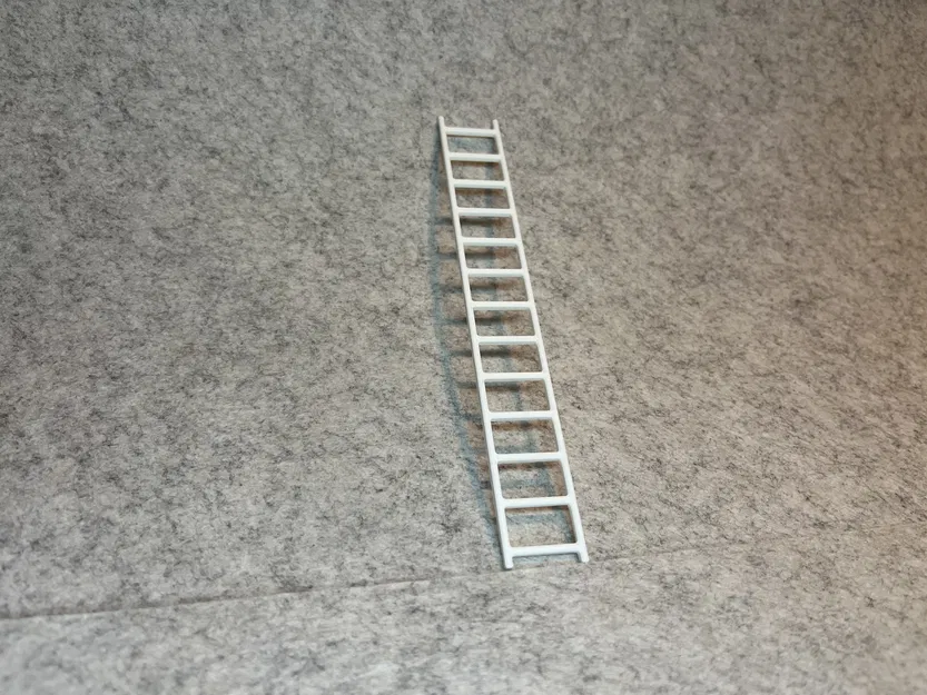 Thang mini cho mô hình nhà búp bê tỉ lệ 1:18 - Phụ kiện 3D siêu nét - Image 3