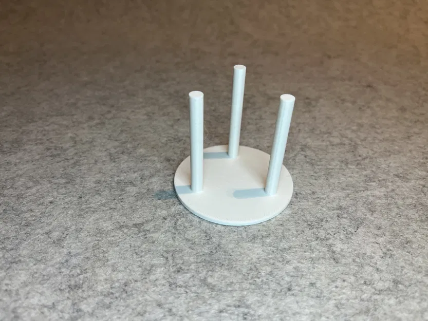 Bàn trà tròn mini cho nhà búp bê tỉ lệ 1:18 (Dollhouse Miniature) - Image 4