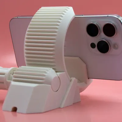 Giá đỡ điện thoại cơ chế bánh răng (Gear Phone Stand) bởi Pork3D.com