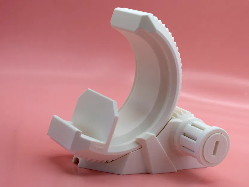 Giá đỡ điện thoại cơ chế bánh răng (Gear Phone Stand) bởi Pork3D.com - Image 4