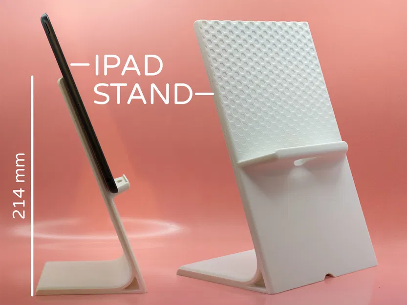iPad Tablet Stand R by Pork3D.com - Đế nâng máy tính bảng chắc chắn - Image 1