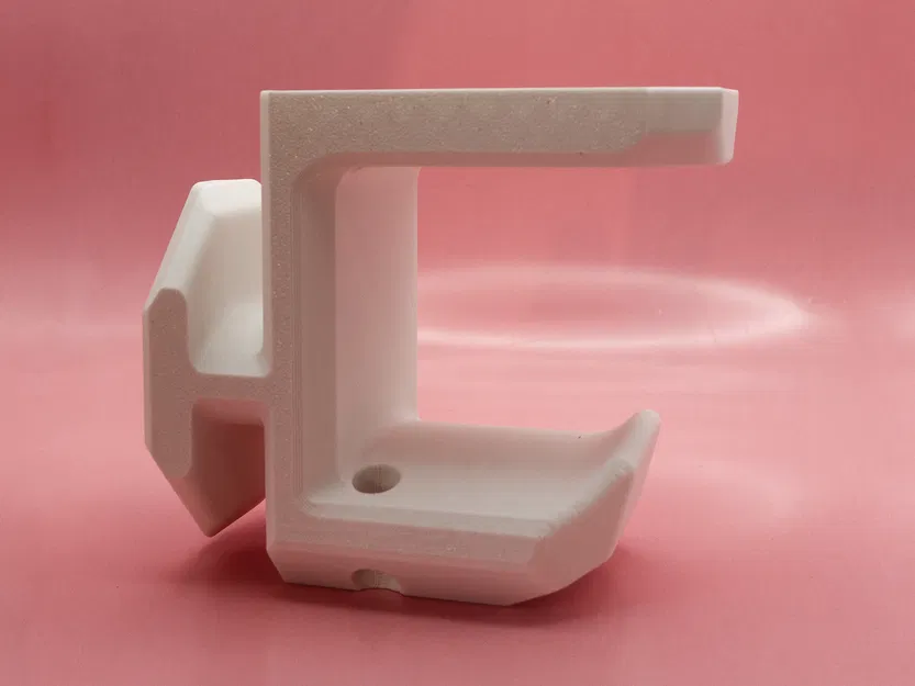 Móc treo tai nghe kèm quấn dây cáp gắn dưới bàn - Pork3D.com - Image 2