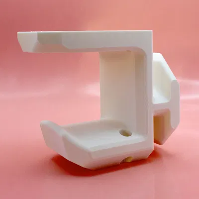 Móc treo tai nghe kèm quấn dây cáp gắn dưới bàn - Pork3D.com