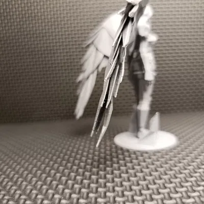 Tượng Thiên Thần Low Poly - Vệ Thần Tối Giản - Nghệ Thuật Hình Học