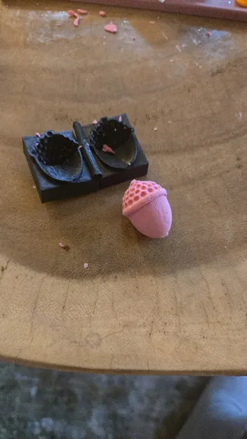 Khuôn in 3D hình quả sồi tạo hình đất nặn cho bé yêu - Image 1