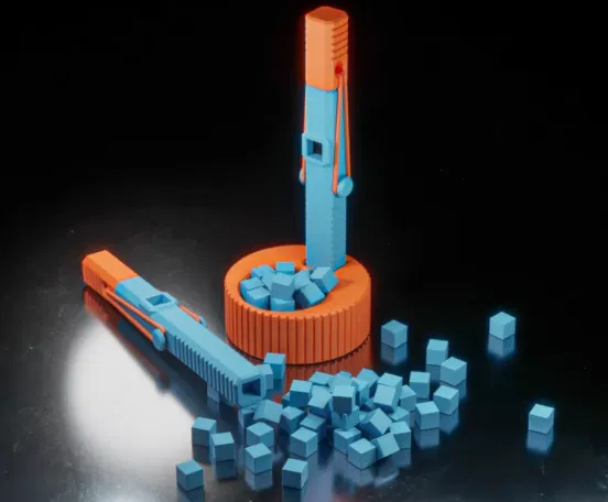 Blockgun: Mô hình súng đồ chơi 3D độc đáo, dễ in và tùy biến - Image 2