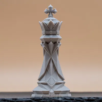 Quân cờ Vua Origami Realm King - Mô hình in 3D độc đáo đẳng cấp