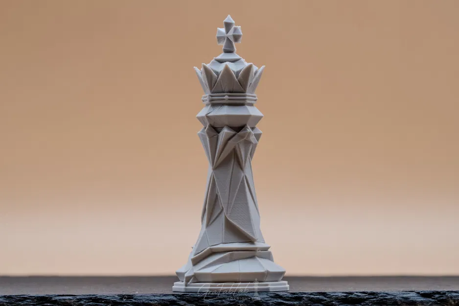 Quân cờ Vua Origami Realm King - Mô hình in 3D độc đáo đẳng cấp - Image 5