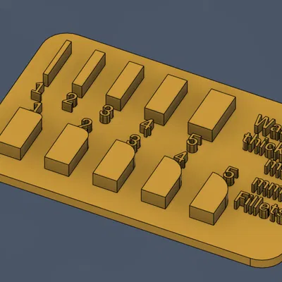 Thẻ tham chiếu thiết kế CAD / Thước đo độ dày và bán kính bo góc