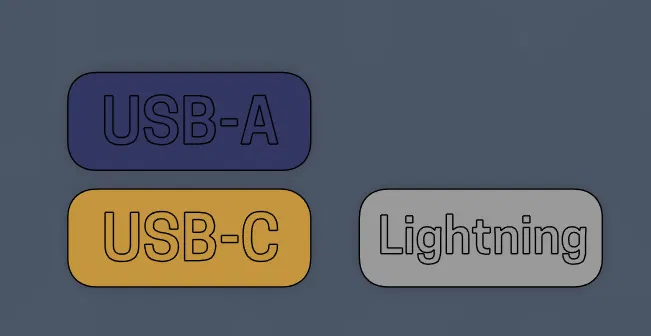 Nhãn Dán Cáp Công Nghệ Tối Giản / Bảng Tên Cổng USB Để Bàn - Image 3