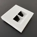 Nắp che ổ cắm RJ45 (55 mm) không tên - Thumbnail 1