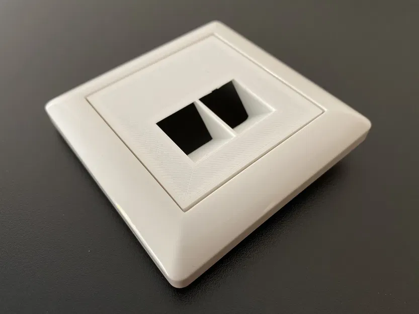 Nắp che ổ cắm RJ45 (55 mm) không tên - Image 2