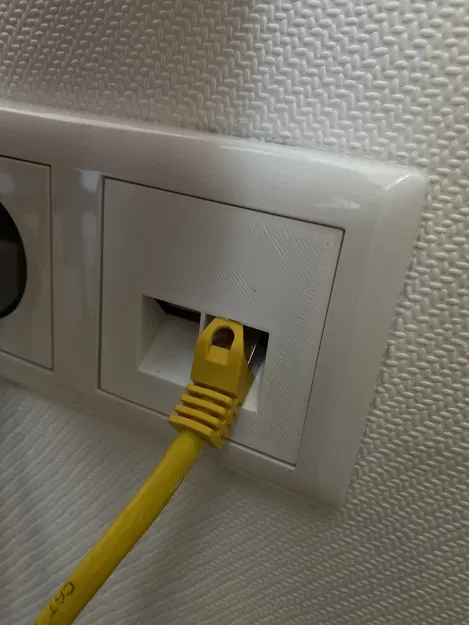 Nắp che ổ cắm RJ45 (55 mm) không tên - Image 3