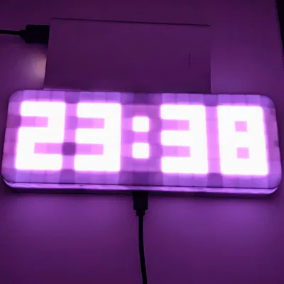 Đồng hồ pixel kỹ thuật số RGB (Dành cho Prusa Mini)