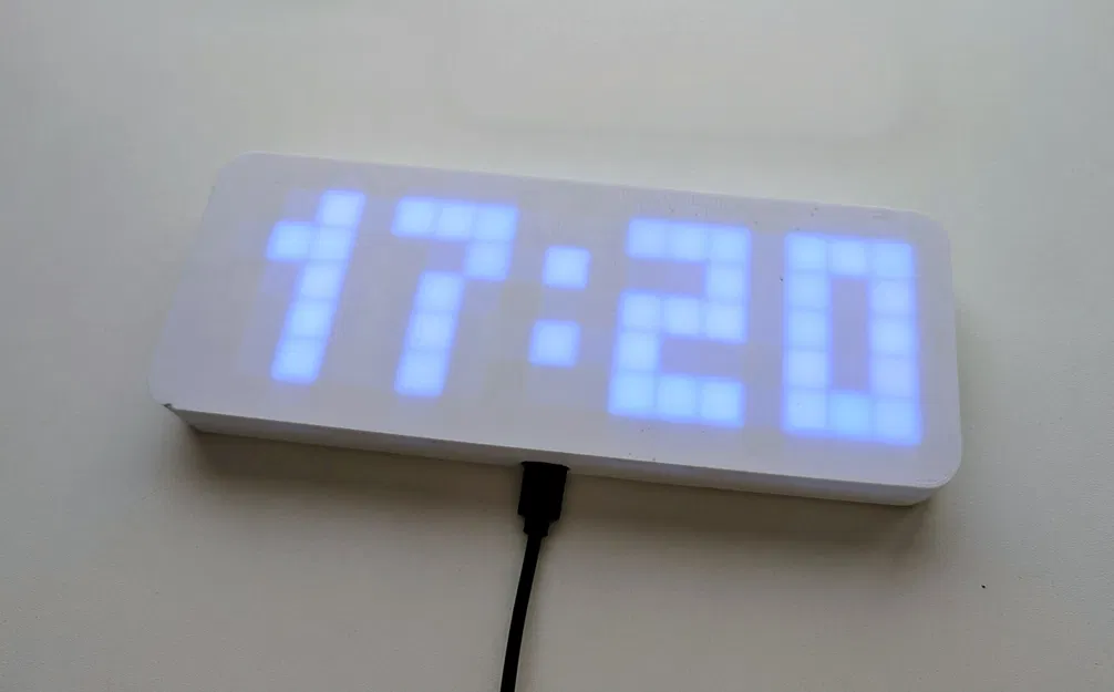 Đồng hồ pixel kỹ thuật số RGB (Dành cho Prusa Mini) - Image 3