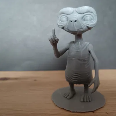 Mô hình 3D E.T. người ngoài hành tinh in ấn chất lượng cao