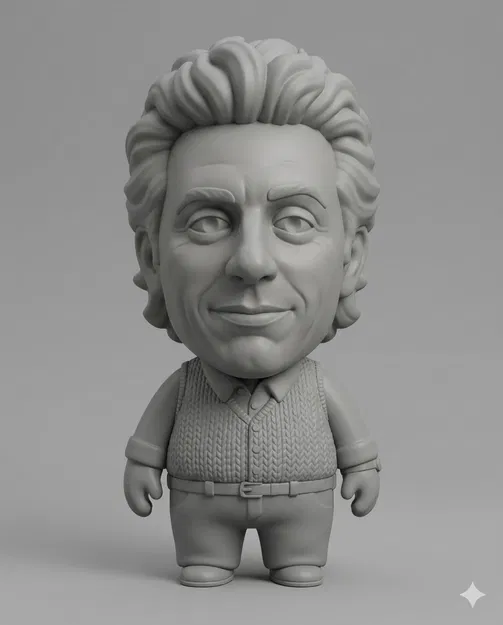 Bộ mô hình in 3D dàn nhân vật chính Seinfeld (Jerry, Elaine, George, Kramer) - Image 2
