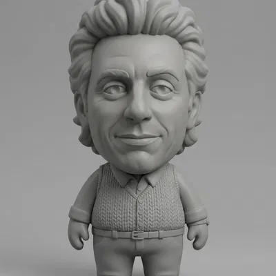 Bộ mô hình in 3D dàn nhân vật chính Seinfeld (Jerry, Elaine, George, Kramer)