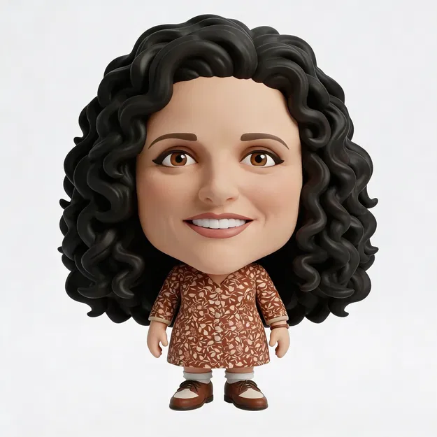 Bộ mô hình in 3D dàn nhân vật chính Seinfeld (Jerry, Elaine, George, Kramer) - Image 3