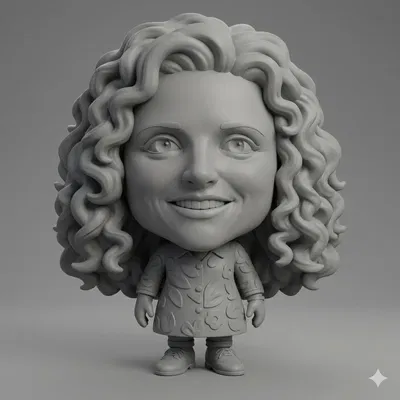 Bộ mô hình in 3D dàn nhân vật chính Seinfeld (Jerry, Elaine, George, Kramer)