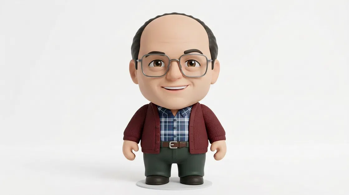 Bộ mô hình in 3D dàn nhân vật chính Seinfeld (Jerry, Elaine, George, Kramer) - Image 7