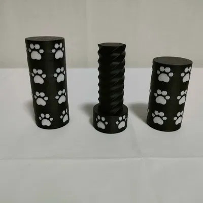 Đồ chơi ốc vít tự rơi hình dấu chân (Paw Print Auto-Drop Screw Toy)