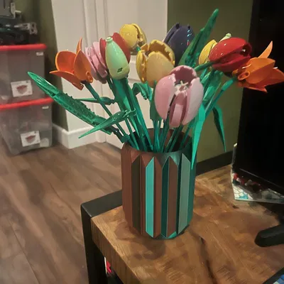 Bình cắm hoa LEGO: Giải pháp decor tuyệt vời cho bộ sưu tập của bạn