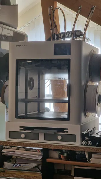 Đế kê máy in 3D Snapmaker U1 tích hợp ngăn kéo và giá để tấm nền - Image 1