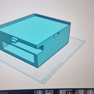 Đế kê máy in 3D Snapmaker U1 tích hợp ngăn kéo và giá để tấm nền