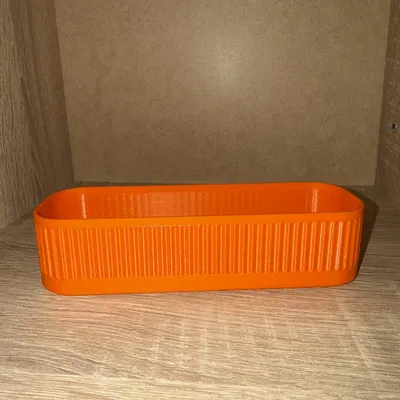 Khay Đựng Đồ Để Bàn Tối Giản – Hộp Lưu Trữ Có Gân Nổi