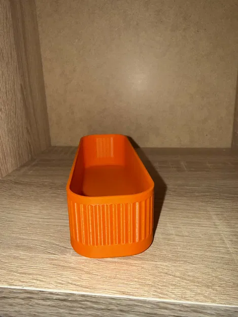 Khay Đựng Đồ Để Bàn Tối Giản – Hộp Lưu Trữ Có Gân Nổi - Image 3