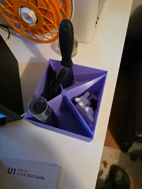 Khay đựng dụng cụ Snapmaker U1 gắn nắp hộp Ikea SAMLA - Image 3