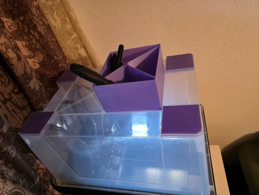 Khay đựng dụng cụ Snapmaker U1 gắn nắp hộp Ikea SAMLA - Image 5