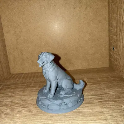 Tượng Chó Labrador Chân Thực – Mô Hình Trang Trí Độ Chi Tiết Cao