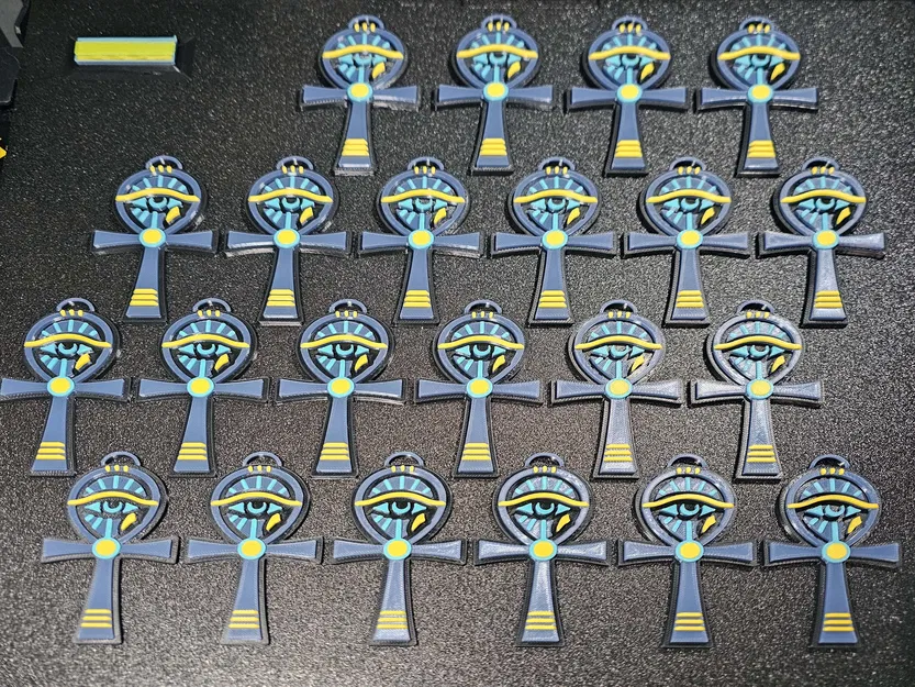 Móc khóa Ankh - Chìa khóa của sự sống - Chữ tượng hình Ai Cập cổ đại - Image 1