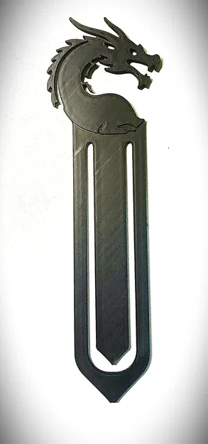 Kẹp sách hình rồng in 3D độc đáo, không cần support - Image 1