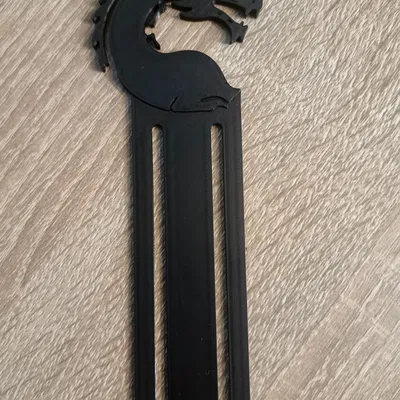 Kẹp sách hình rồng in 3D độc đáo, không cần support