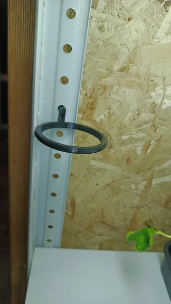 Móc treo chậu cây giống gắn kệ sắt (đường kính 50mm) in 3D - Image 2