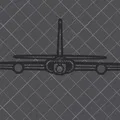 Mô hình treo tường Lockheed U-2 Dragon Lady - In 3D nghệ thuật - Thumbnail 2