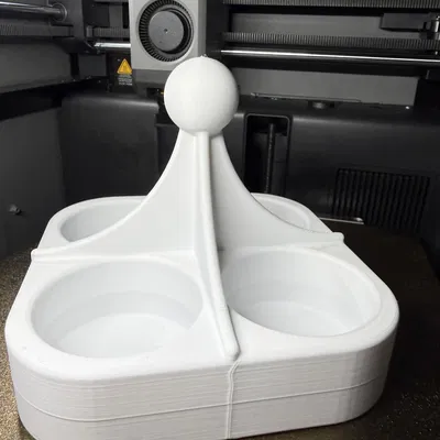 Khay đựng 4 ly tiện lợi | Mẫu in 3D hiện đại