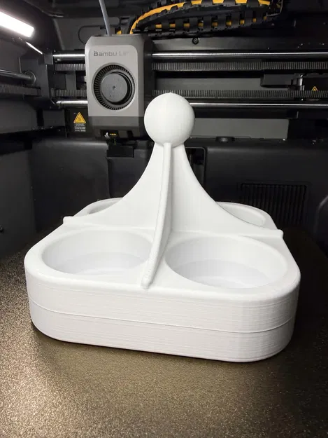 Khay đựng 4 ly tiện lợi | Mẫu in 3D hiện đại - Image 4