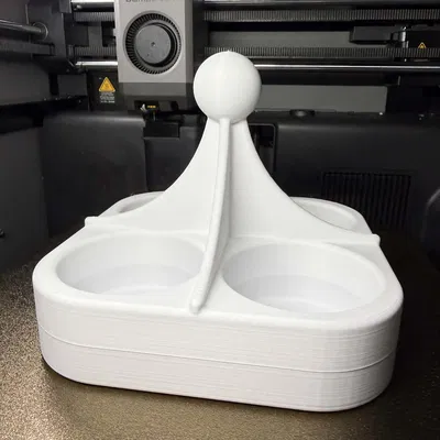 Khay đựng 4 ly tiện lợi | Mẫu in 3D hiện đại