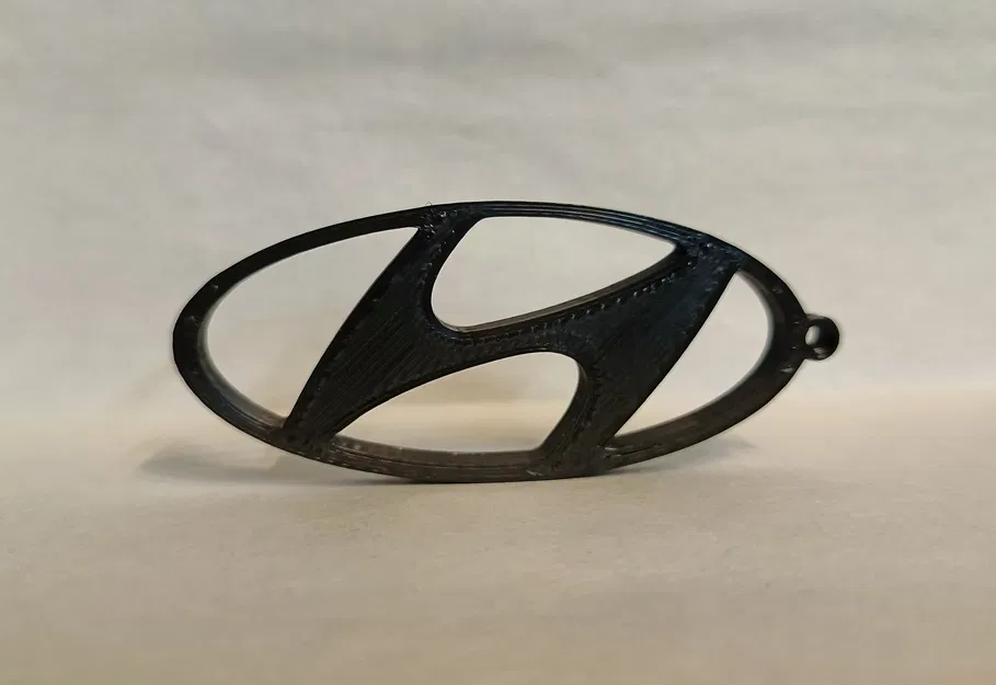 Móc khóa logo Hyundai in 3D độc đáo cho người yêu xe - Image 1