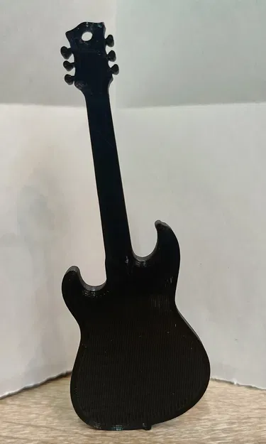 Móc khóa hình cây đàn Guitar - Mẫu in 3D đẹp mắt, dễ in - Image 1